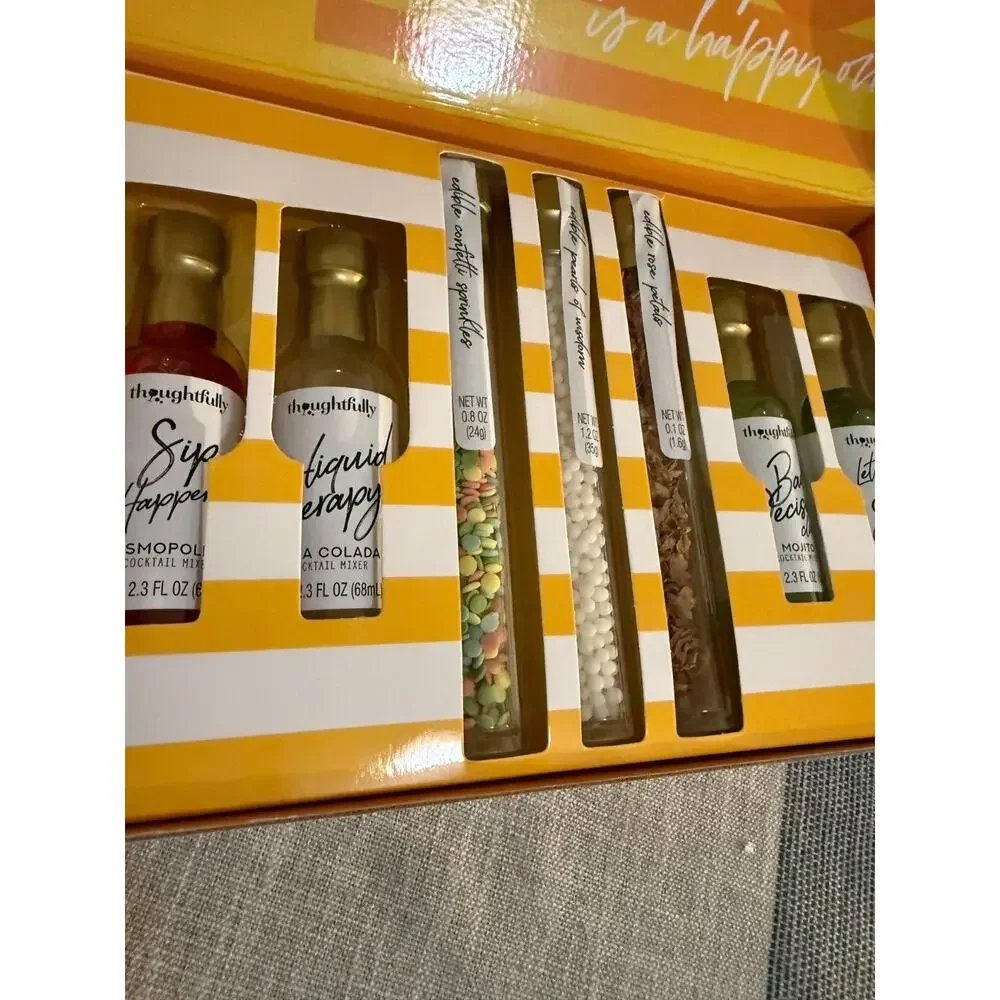🍹 Cocktail Therapy Gift Set Thoughtfully Cocktails Mixers & Garnishes